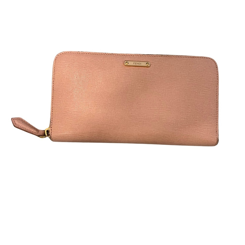 Fendi Pink Leather Wallet
